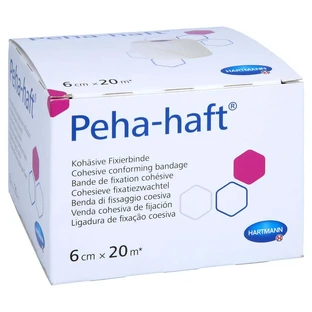 Bande de fixation Peha-haft Sans latex 6 cmx20 1 pc