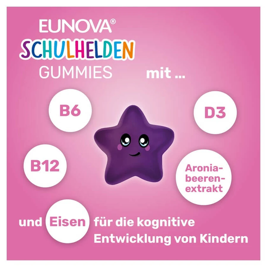 Eunova School Heroes Gummies Double Pack 2X60 pcs