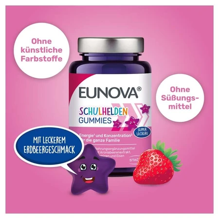 Eunova School Heroes Gummies Double Pack 2X60 pcs
