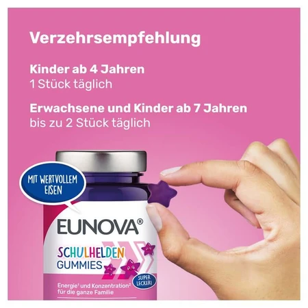 Eunova School Heroes Gummies Double Pack 2X60 pcs