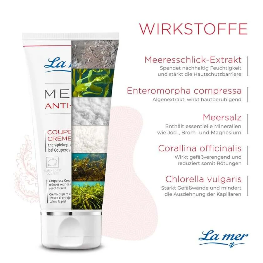 La mer MED+ ANTI-RED Couperose Creme ohne Parfum 50 ml