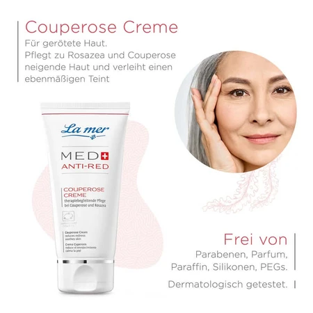 La mer MED+ ANTI-RED Couperose Creme ohne Parfum 50 ml