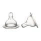 Canpol Bebés Silicona Tetina Flujo Variable 2 unid. para biberón cuello ancho 21/734