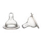 Canpol Babies Silicone Teat Variable Flow 2 pcs for wide neck bottle 21/734