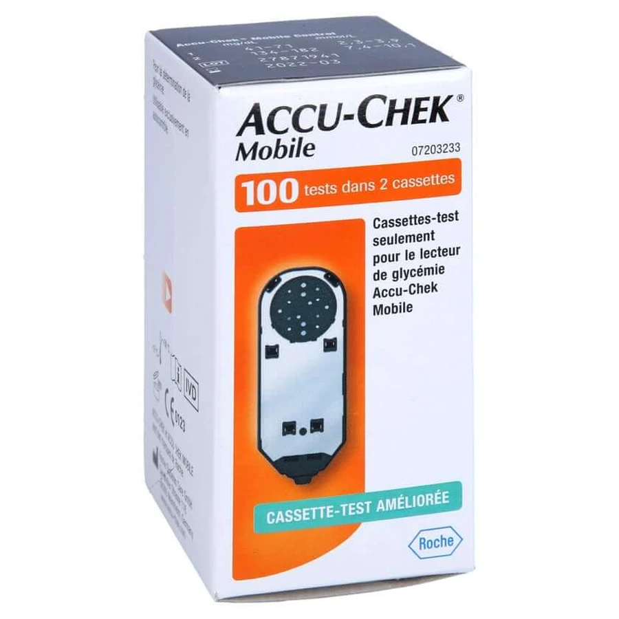 Accu-chek Mobile casete de prueba 100 uds.