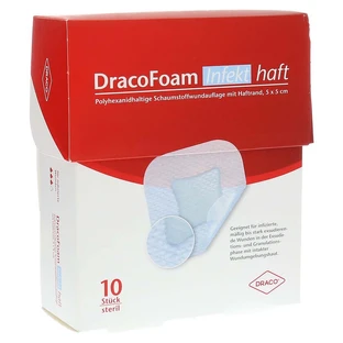Dracofoam Infect Klevend Schuim Wondverband 5 10 st.