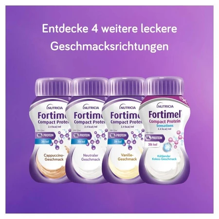 Fortimel Compact Protein 2.4 Kcal Cool.coconut 8X4X125 ml