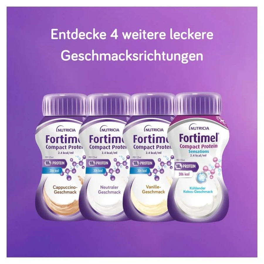 Fortimel Compact Protein 2.4 Kcal Cool.coconut 8X4X125 ml