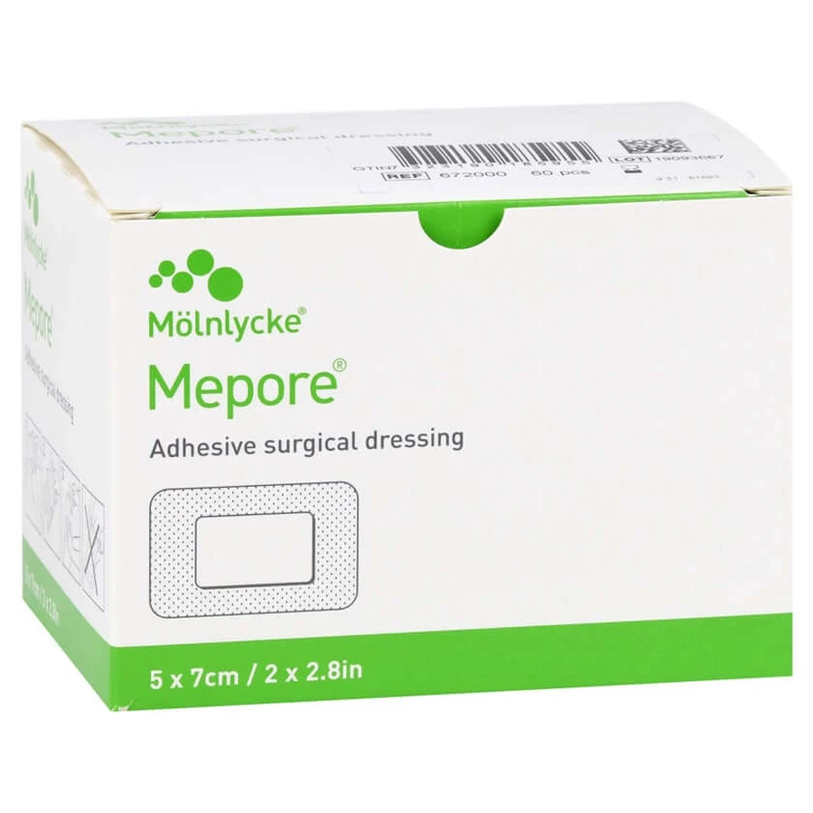Mepore Wondverband Steriel 5x7 cm 60 st.