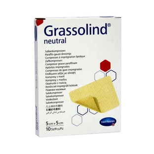 Grassolind ointment compresses 5x5 cm steri 10 pcs.