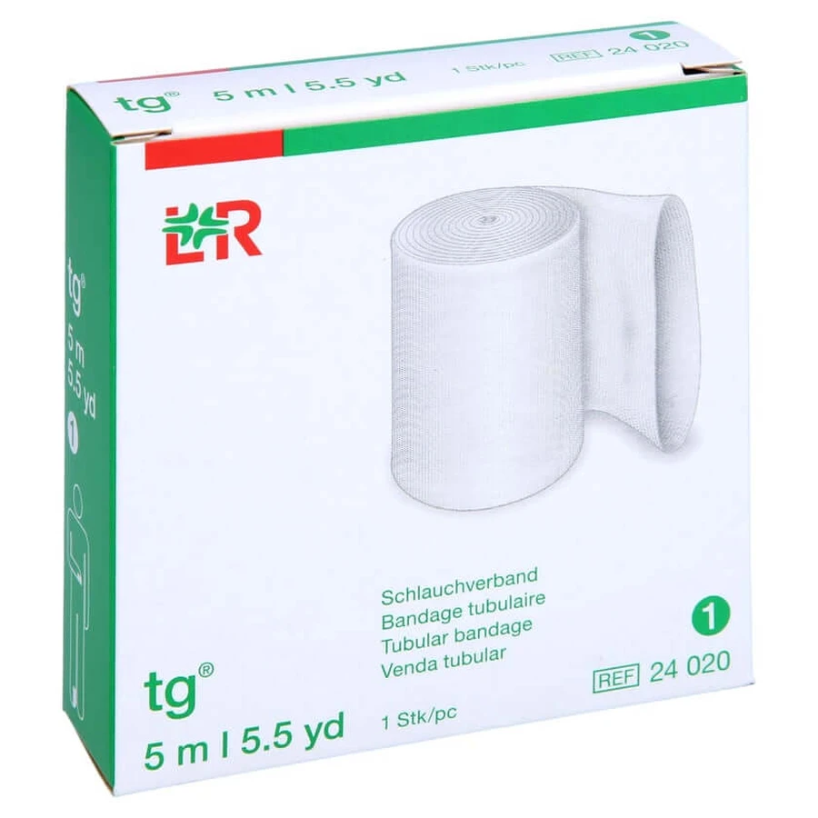 Bandage tubulaire TG taille 1 5 m blanc 24020 1 pc
