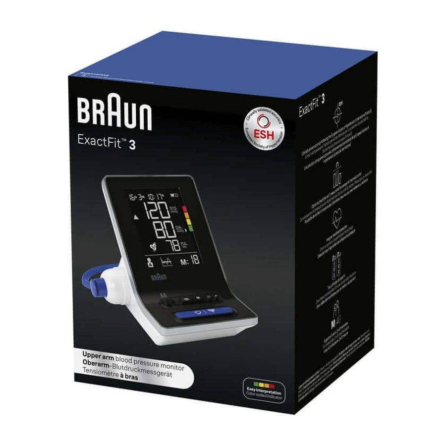 ExactFit 3 upper arm blood pressure monitor 1 pc