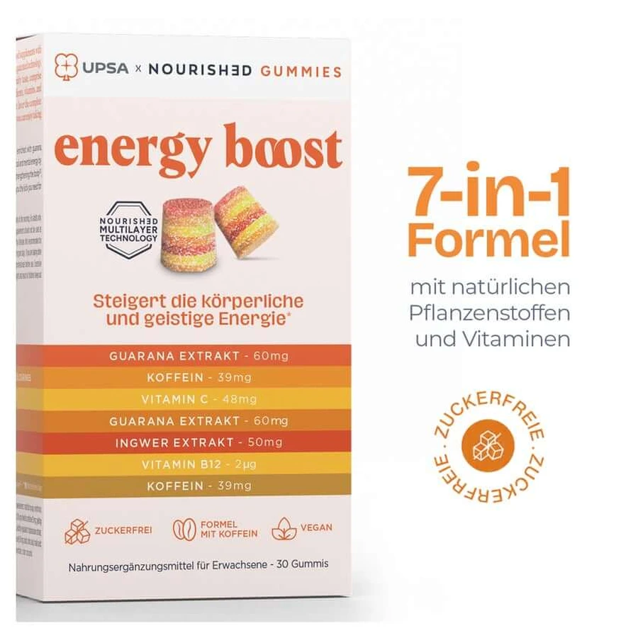 UPSA x Nourished 7 in 1 Gummies Energy 30 pcs.