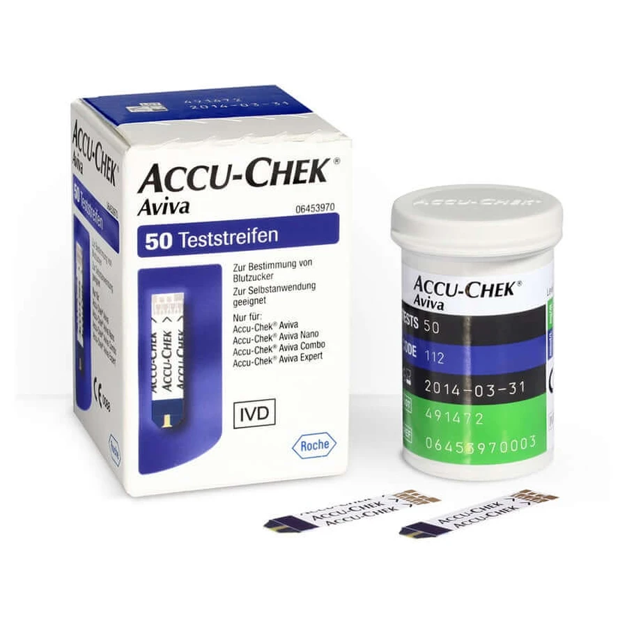 ACCU CHEK Aviva Test Strips Plasma II 1X50 pcs.