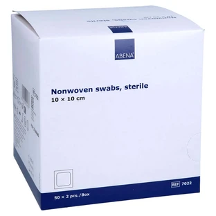 Non-woven compresses sterile 10x10 cm 4-ply 50X2 pcs.