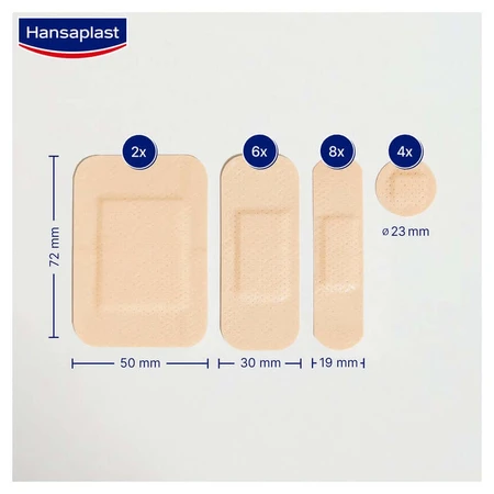 Hansaplast universal plaster strips water 20 pcs