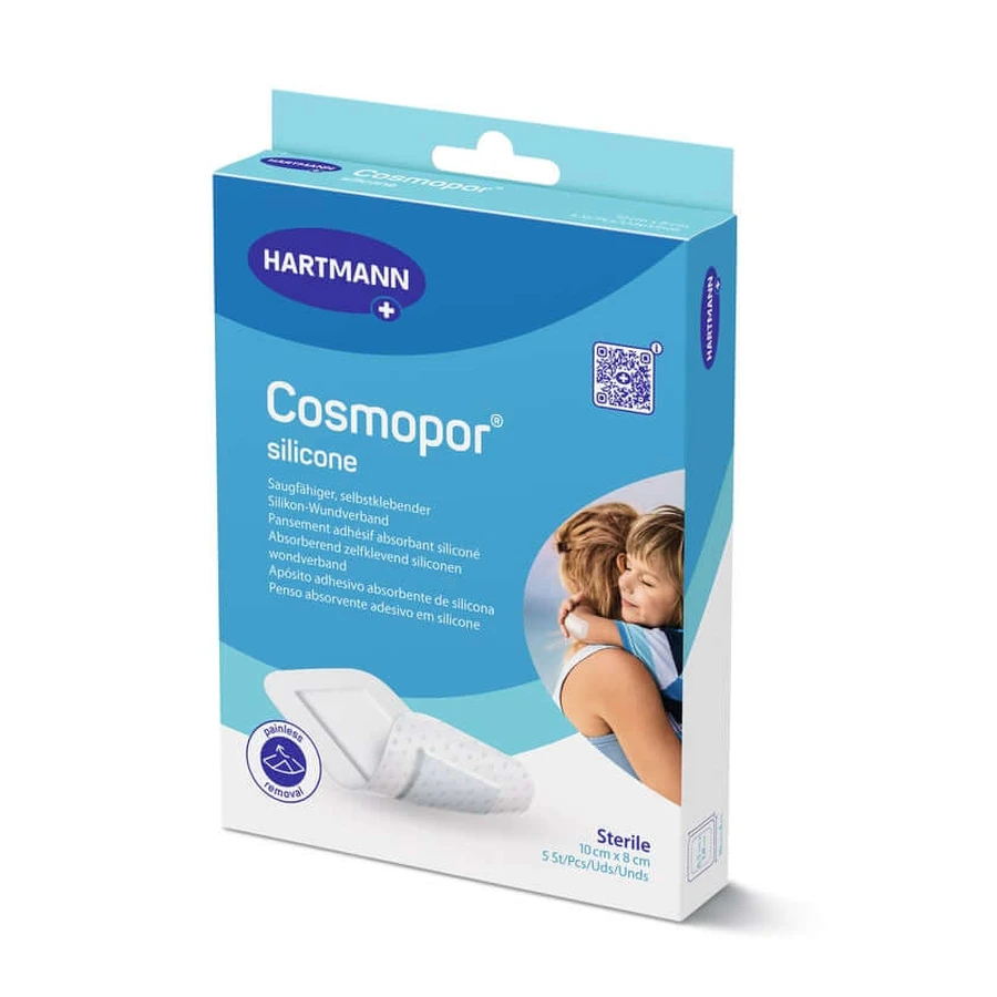 Cosmopor Silicone Wound Dressing 8x10 cm 5 pcs.