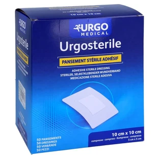 Apósito urgosteril 100x100 mm estéril 50 uds.