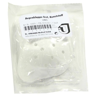 Plastic eye patch left fixed 1 pc
