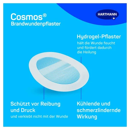 Cosmos plasturi pentru arsuri 8 buc