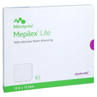 Pansement en mousse Mepilex Lite 12,5 x 12,5 cm stérile 5 pcs.