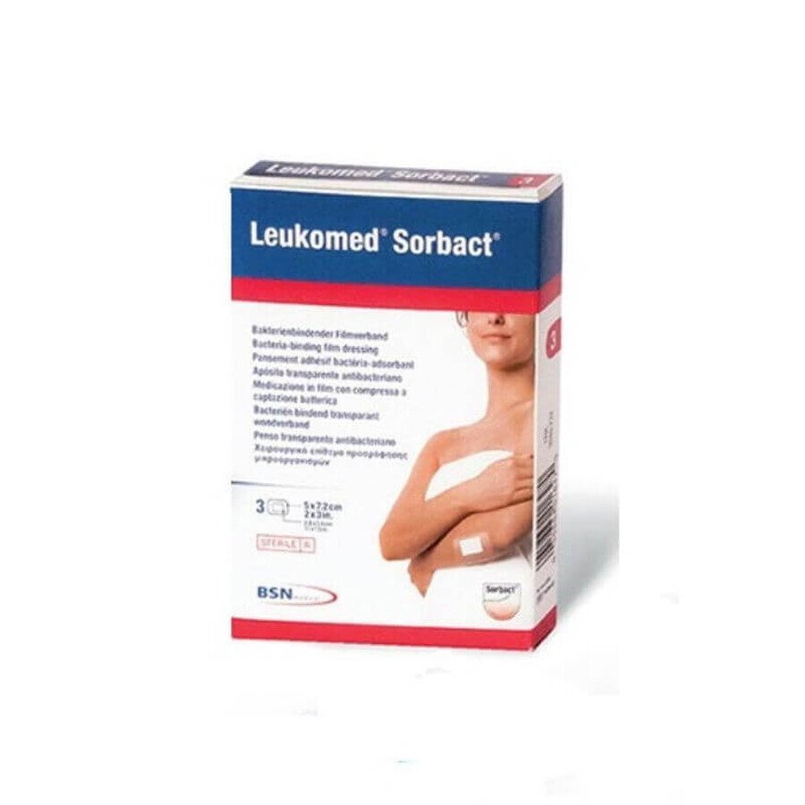Buy Sterile Leukomed Sorbact plaster 5cmX7,2cm Sterile Leukomed Sorbact plaster 5cmX7,2cm