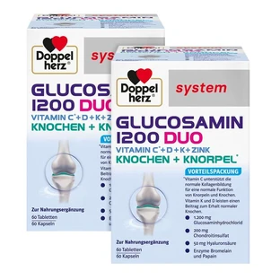 Dubbelpak Doppelherz Glucosamine 1200 2X120 St