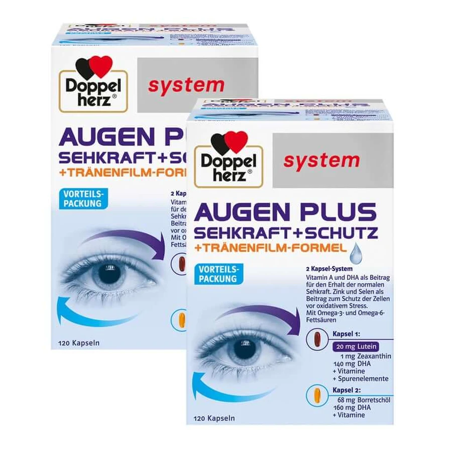 Paquete doble Sistema Doppelherz Augen Plus 2X120 St
