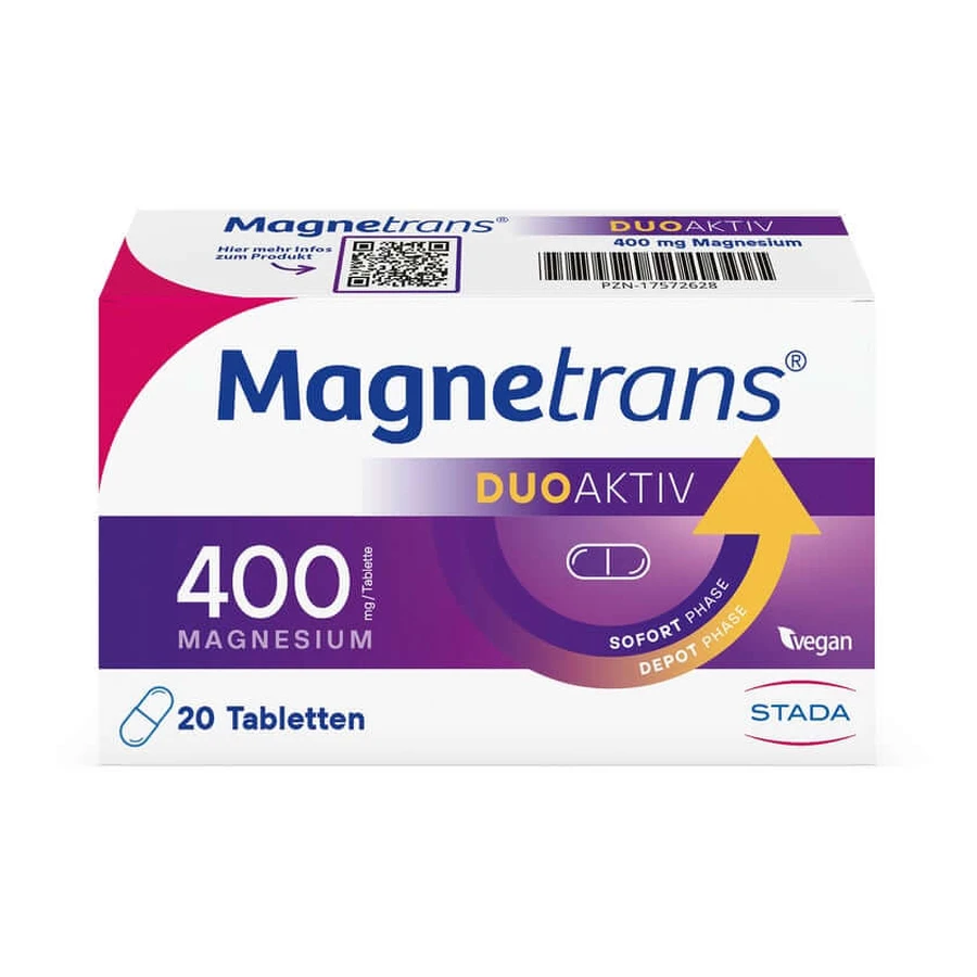 Magnetrans Duo-aktiv 400 Mg Tabletten 20 St