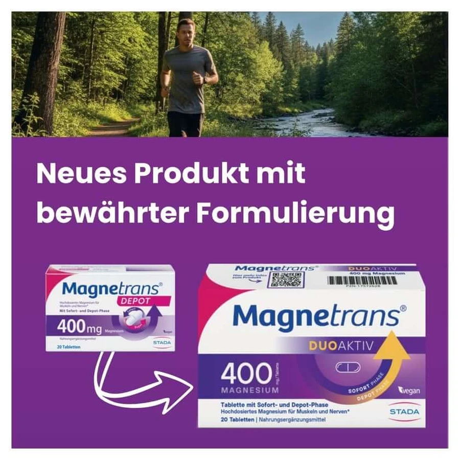 Magnetrans Duo-aktiv 400 Mg Tabletten 20 St