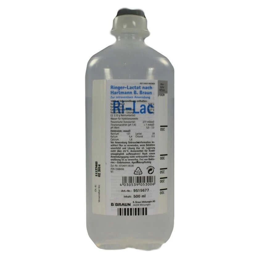 Ringer Lactat N.hartm.b.braun Ecofl.Plus 500 ml