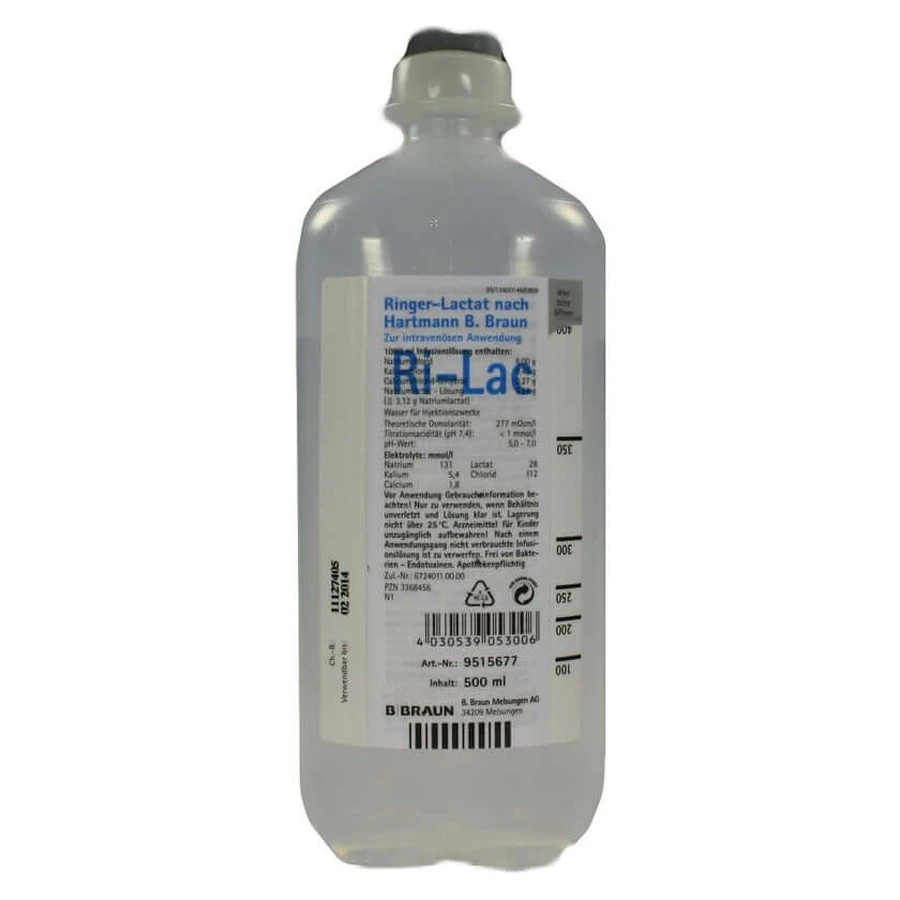 Ringer Lactat N.hartm.b.braun Ecofl.Plus 500 ml