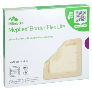 Mepilex Border Flex Lite Foam Bandage 10x10 cm 5 st.
