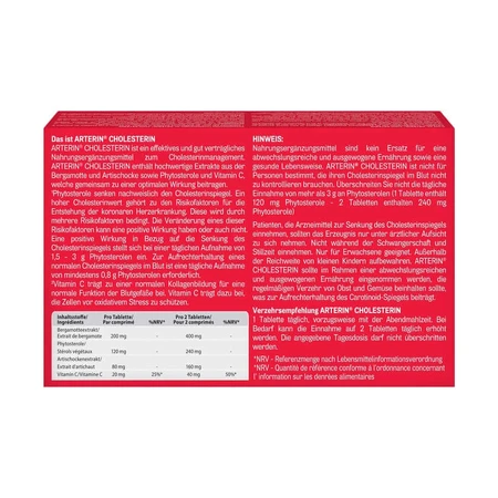 Arterin Cholesterol Tablets 30 St