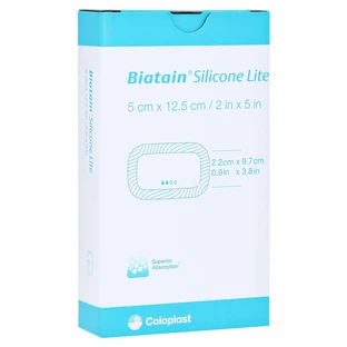Biatain Silicone Lite schuimverband 5x12 5 st.