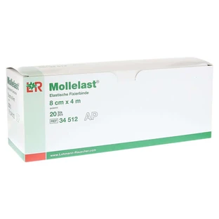 Mollelast bandages 8 cmx4 m white 20 pcs.