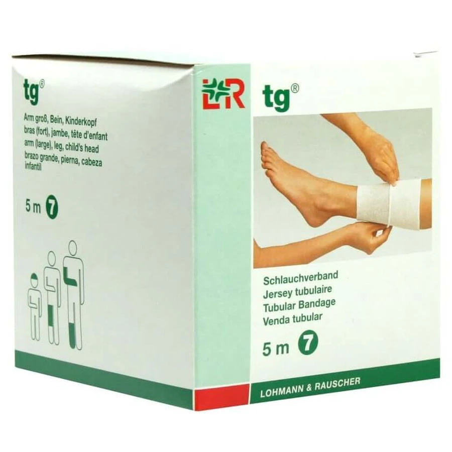 Bandage tubulaire TG taille 7 5 m blanc 1 pc