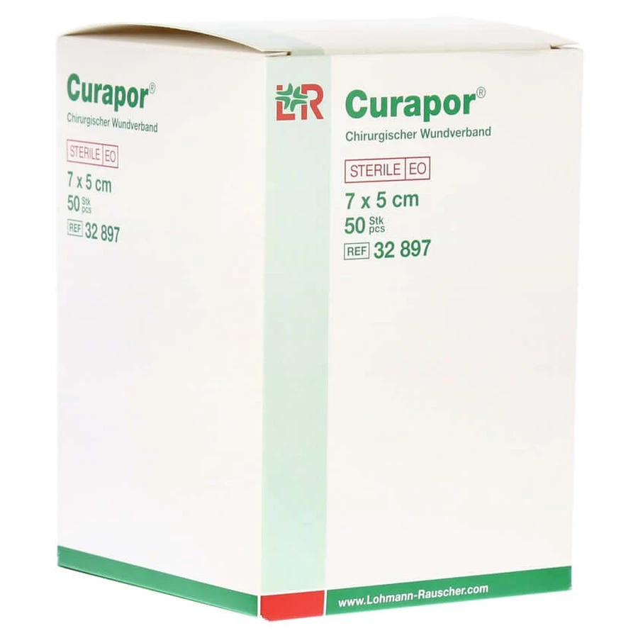 Curapor Wound Dressing Sterile Surgical 5 50 pcs