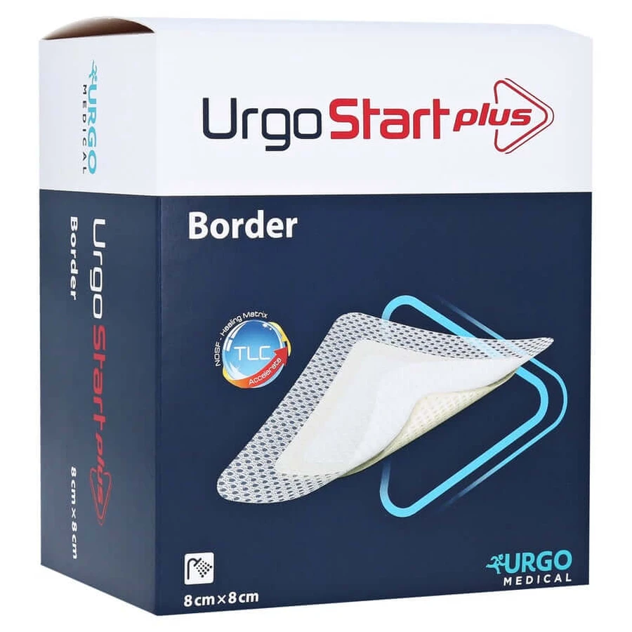 Urgostart Plus Border 8x8 cm pansement 20 pcs.