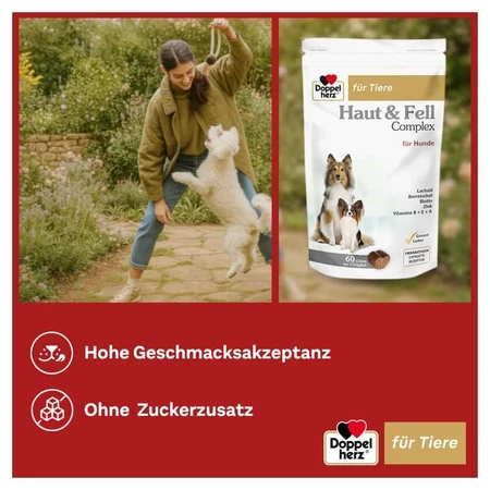 Double Heart for Animals Complejo Piel y Pelaje 60 St