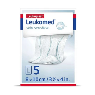 Leukomed peau sensible stérile 8x10 cm 5 pcs.