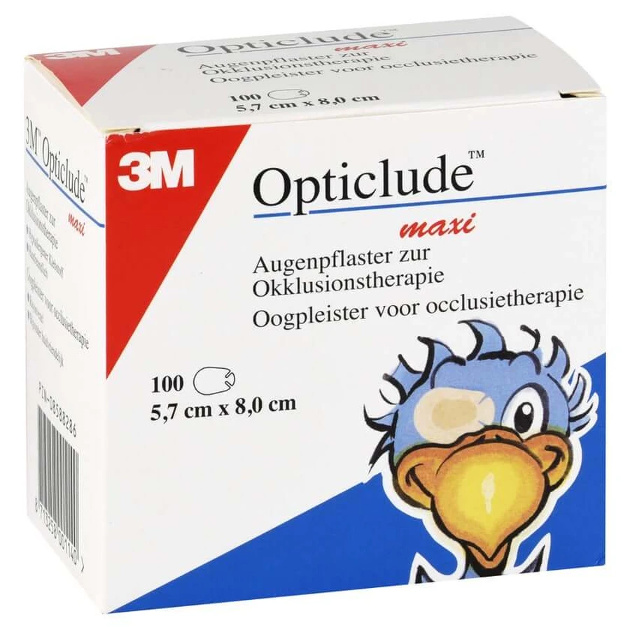 Opticlude 3M maxi 5,7x8 cm 1539/100 100 unid.