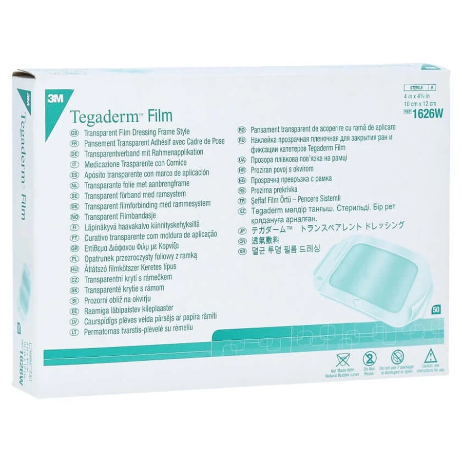 Tegaderm 3M Film 10x12 cm 1626W 50 uds.