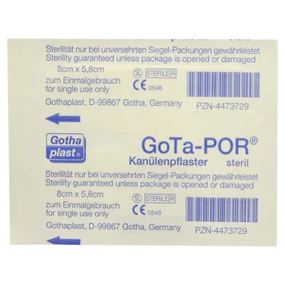 Gota-por cannula plaster 58x80 mm 1 pc