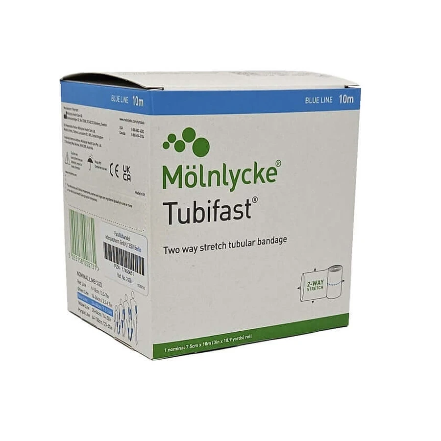 Tubifast 2-way Stretch 7,5 cmx10 m bleu 1 pc