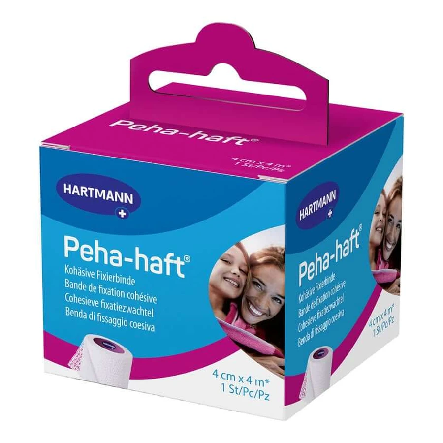 Peha-Haft bandage de fixation sans latex 4cm x 4 m 1 pc