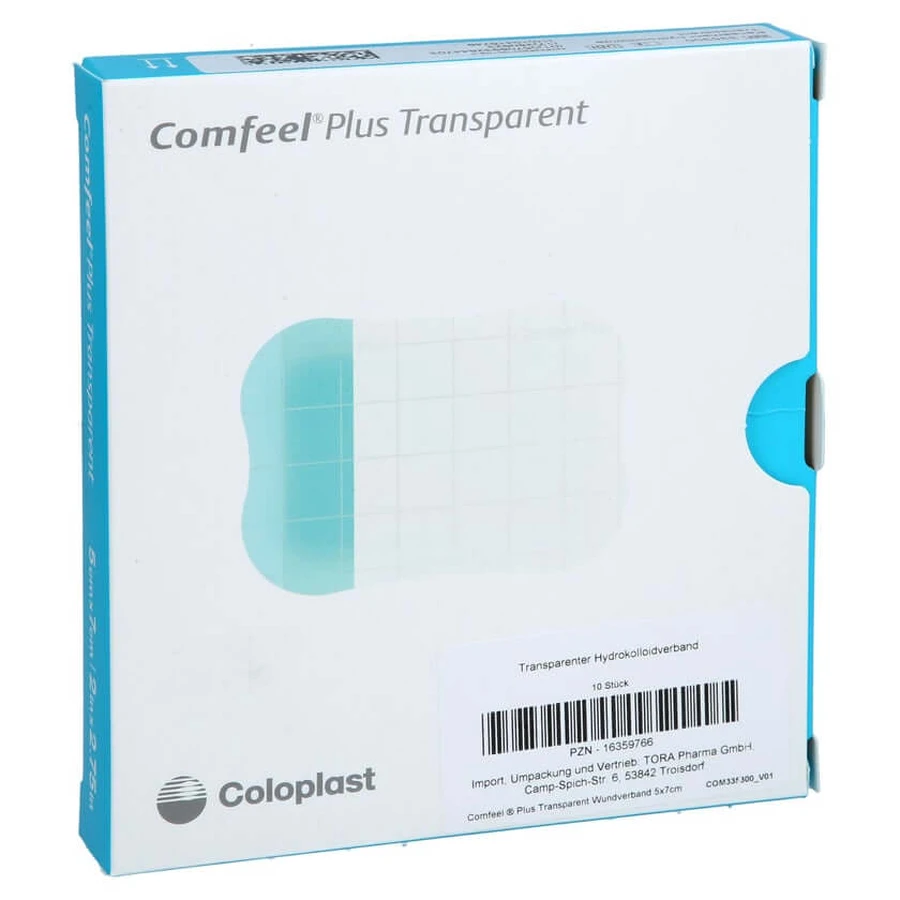 Comfeel Plus Transparenter Wundverb.5x7 10 St