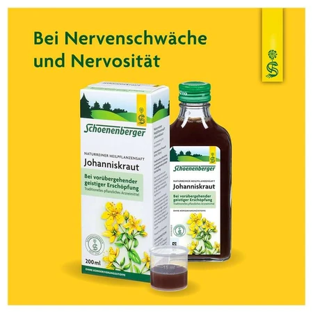 Schoenenberger Naturreiner Heilpflanzensaft St. Janskruid 200 ml
