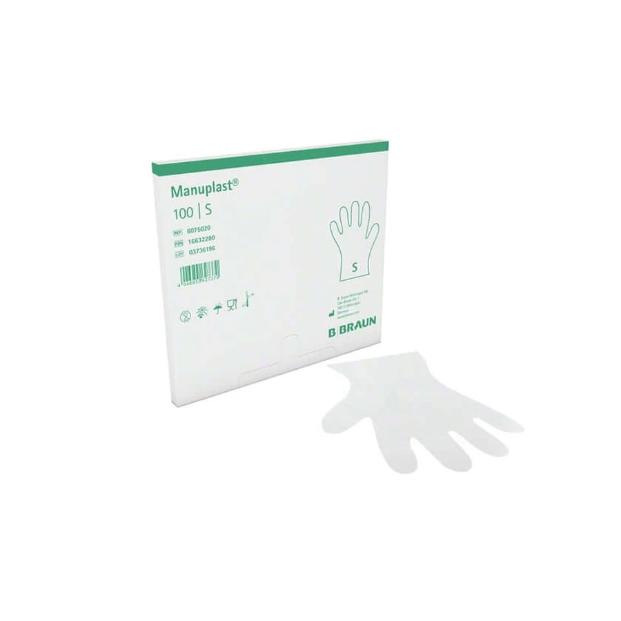 Manuplast wegwerphandschoenen PE maat S 100 st.