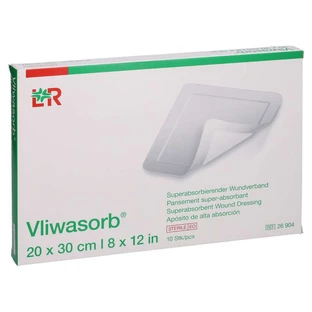 Vliwasorb Superabsorb.absorbent.sterile 20 10 pcs.
